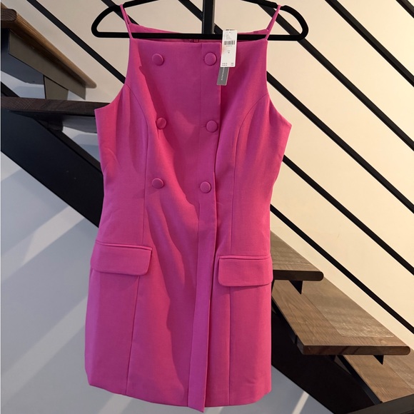 Anthropologie Dresses & Skirts - Anthropologie Fuchsia Buttoned Dress
